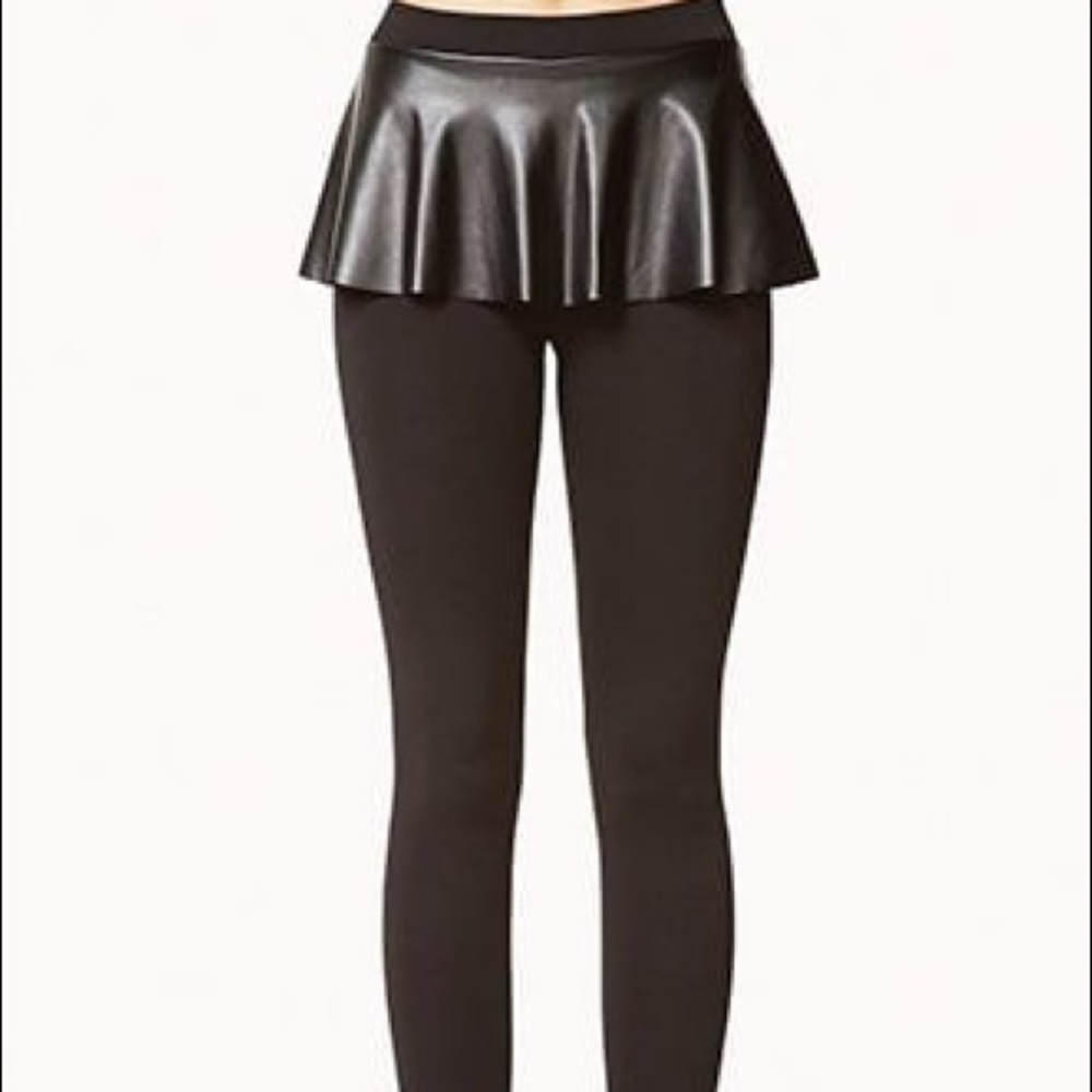 Forever 21 leggings w attached skirt